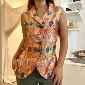 Vandoren New York Vintage multicolor Sparkly vest Size M